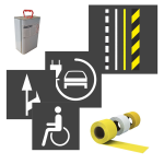 Gatavie termoplastikāta simboli