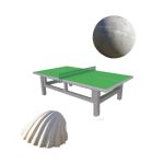 Betona pilsētvides elementi