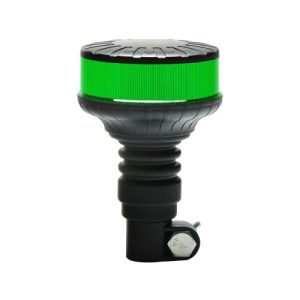 LED bākuguns uz elastīgā turētāja (36LED), zaļa