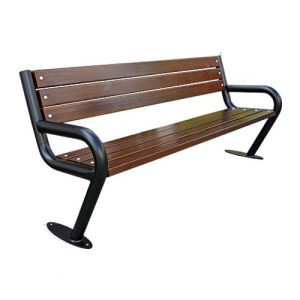 Atpūtas soliņš ar atzveltni, 150cm (ar 7 dēļiem)