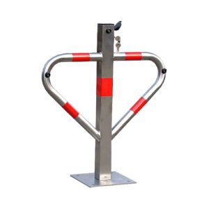 Stāvvietu barjera "Tauriņš BIG" ar iekšējo slēdzeni (nerūsējošā tērauda), h=600mm