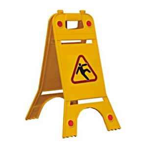 Drošības zīme "Slidens", salokāma (245x620mm) [TEM]