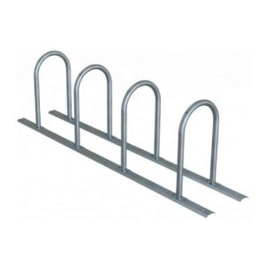 Velosipēdu statīvs 4 velosipēdiem ar sliedi piestiprināšanai (l=2800mm), karsti cinkots [SCH]