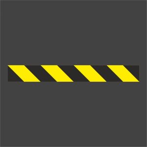 Termoplastikāta līnija (karsējama), dzeltena/melna