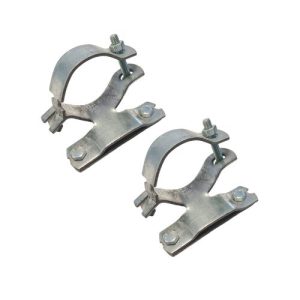 Metāla kronšteinu komplekts plakanām zīmēm (ar regulējamo diametru 48-60mm), vienpusējs; komplektā 2gab. [WI]